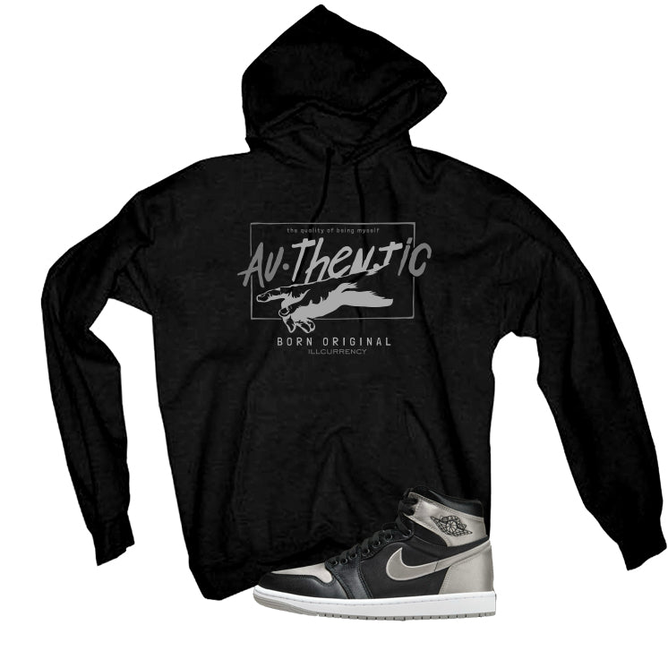 Air Jordan 1 High OG WMNS Satin Shadow Black T-Shirt (Authentic)| illcurrency