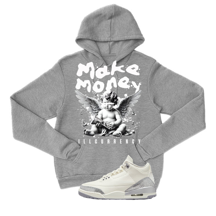 Air Jordan 3 WMNS Sail Grey T-Shirt (Make Money)| illcurrency