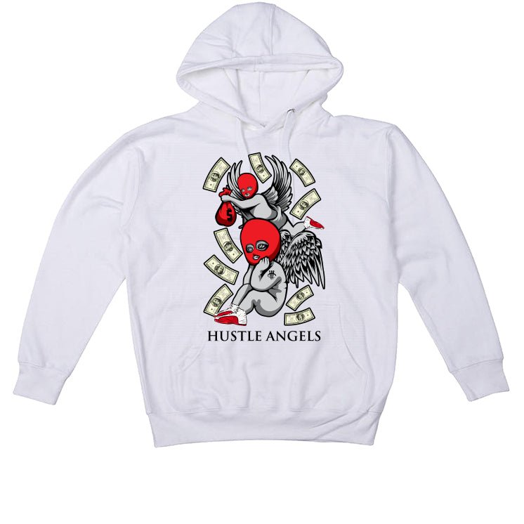 Air Jordan 12 OG “Cherry” White T-Shirt (HUSTLE ANGELS)