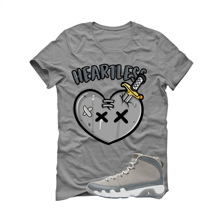 Air Jordan 9 Cool Grey Grey T-Shirt (Heartless)| illcurrency