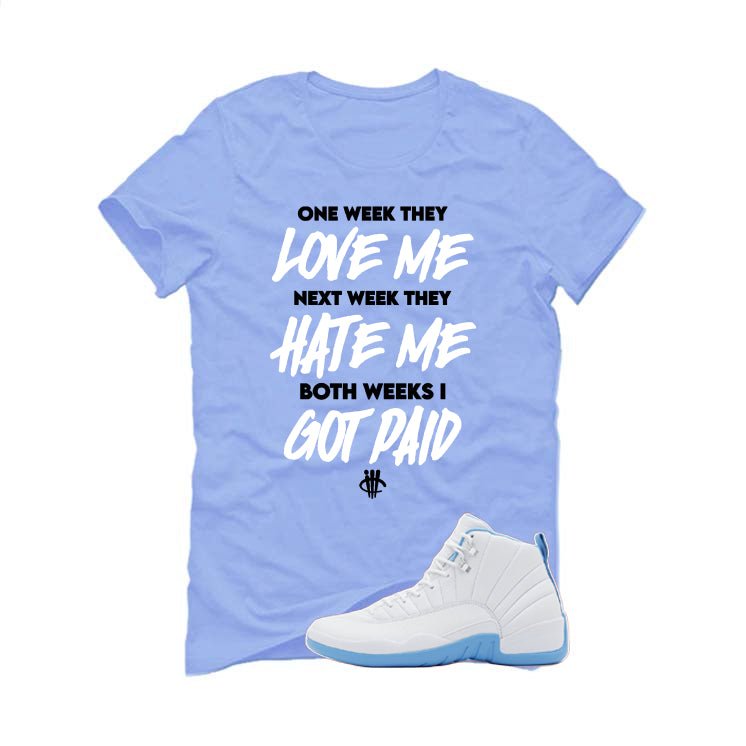 Air Jordan 12 Melo Carolina Blue T-Shirt (Paid)| illcurrency