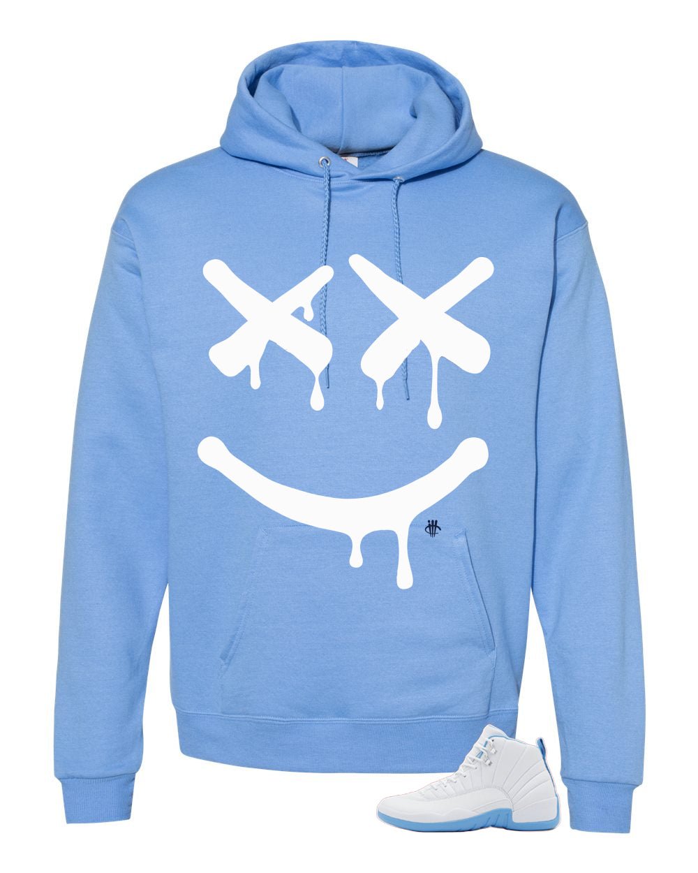 Air Jordan 12 Melo Carolina Blue T-Shirt (Happy Drip)| illcurrency