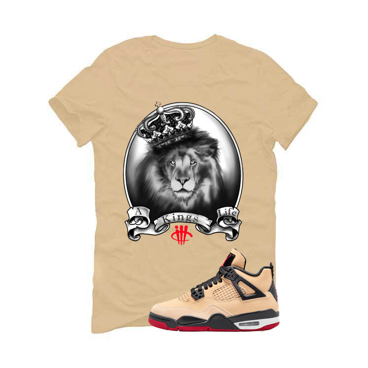 Air Jordan 4 Pizza (GS) Tan T-Shirt (A Kings Life)| illcurrency