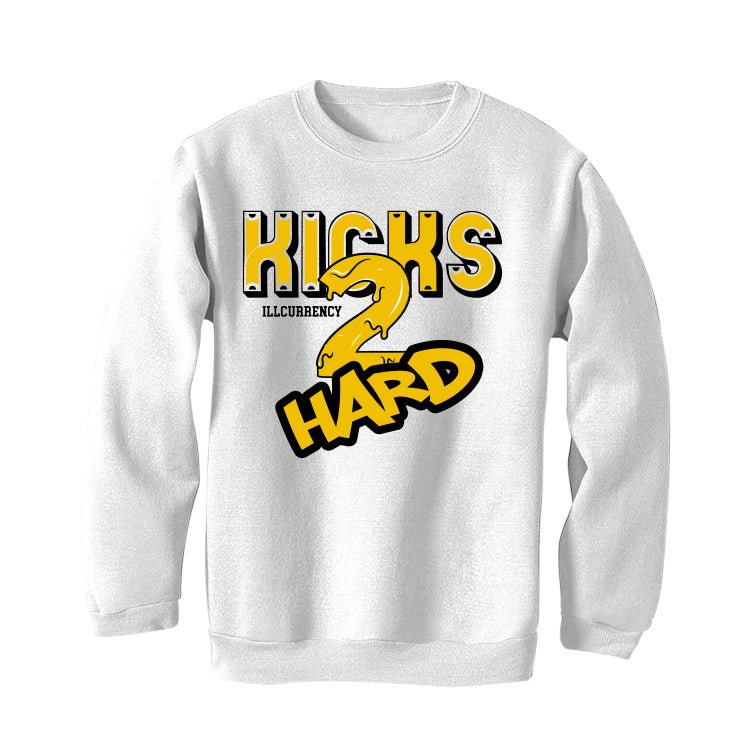 Air Jordan 6 Yellow Ochre | illcurrency White T-Shirt (Kicks 2 Hard)