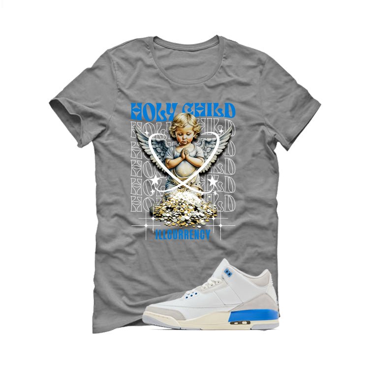 Air Jordan 3 Lucky Shorts Grey T-Shirt (Holy Child)| illcurrency