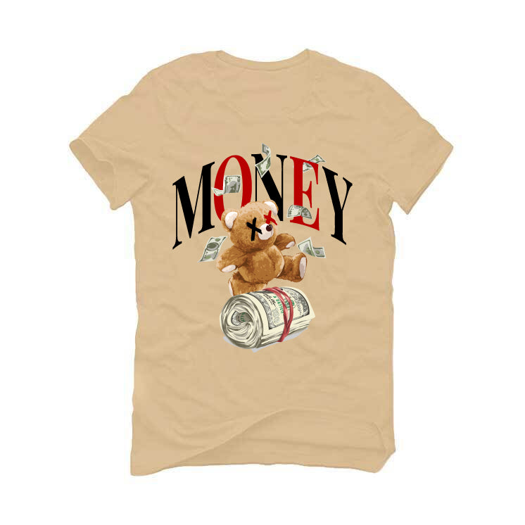 Air Jordan 4 Pizza (GS) Tan T-Shirt (Money Bear Team)| illcurrency