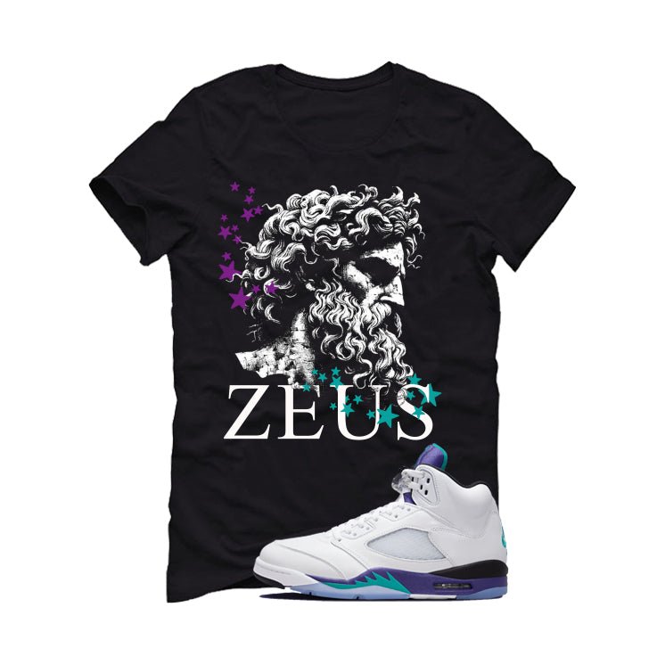 Air Jordan 5 OG Grape Black T-Shirt (Zeus)| illcurrency