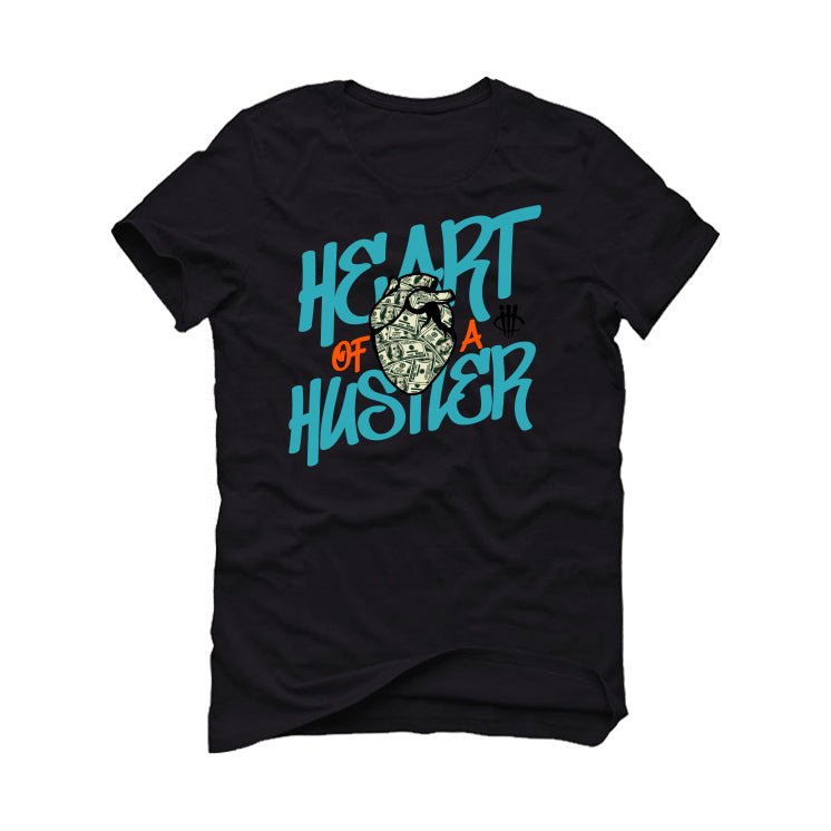 Nike Dunk Low “Miami Dolphins” | illcurrency Black T-Shirt (heart of a hustle)