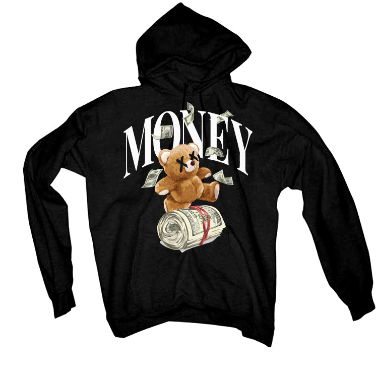 Air Jordan 4 Black Cat Matching T-Shirt, Sweatshirts & Hoodies Black T-Shirt (Money Bear)| illcurrency