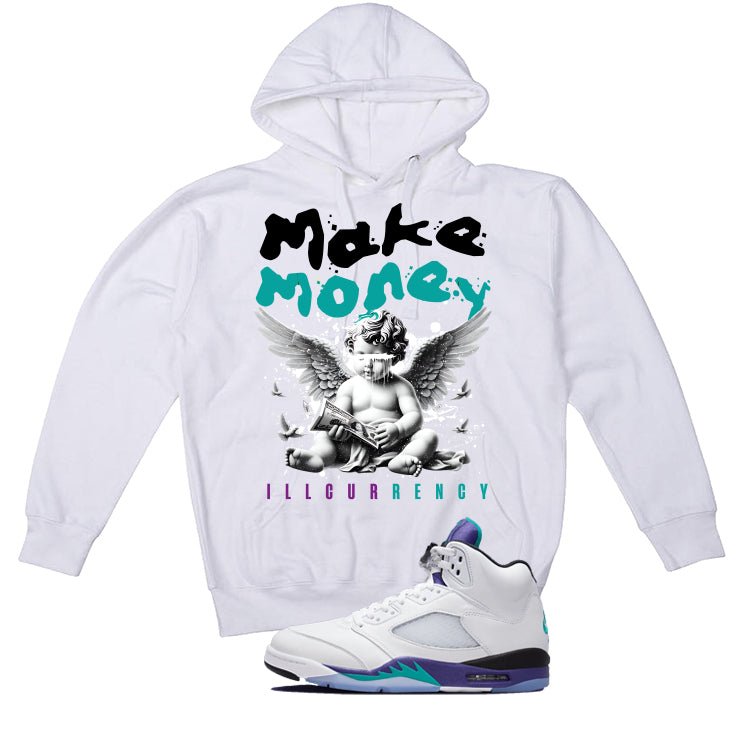 Air Jordan 5 OG Grape White T-Shirt (Make Money)| illcurrency