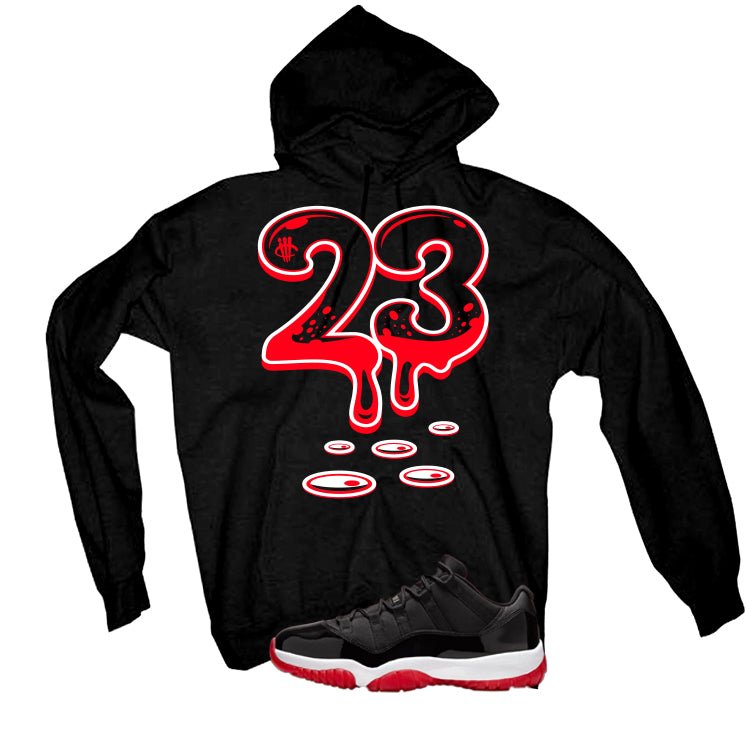 Air Jordan 11 Low Bred Black T-Shirt (23)| illcurrency