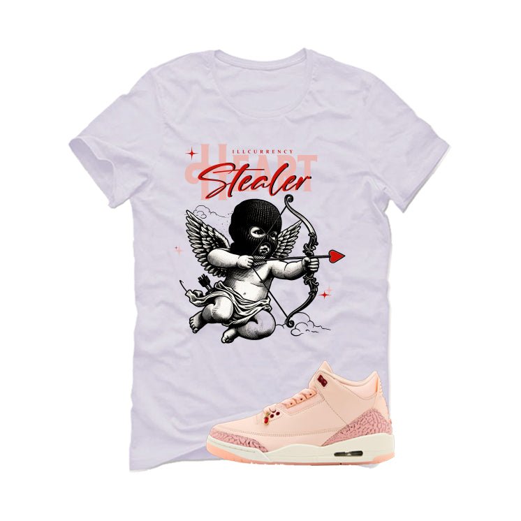 Air Jordan 3 Valentine’s Day White T-Shirt (Heart Stealer)| illcurrency