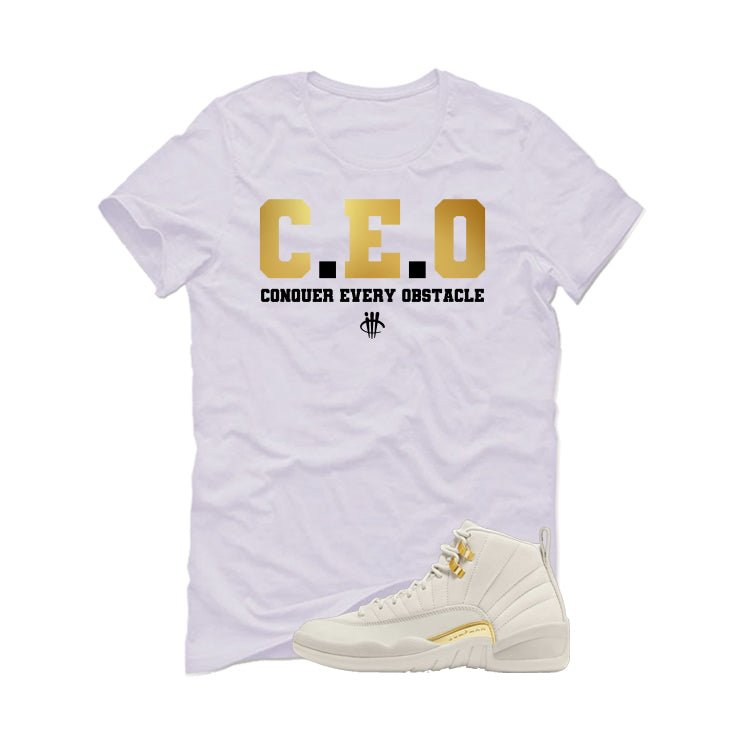 Air Jordan 12 WMNS Phantom White T-Shirt (CEO)| illcurrency