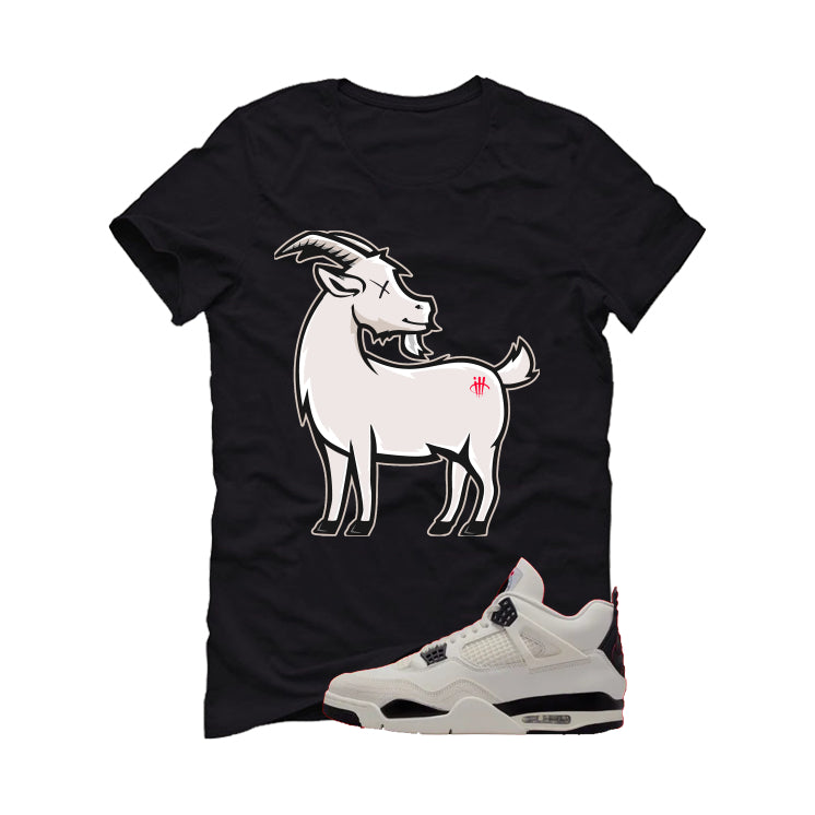 Air Jordan 4 Flight Club Matching T-Shirt, Sweatshirts & Hoodies Black T-Shirt (Goat)| illcurrency