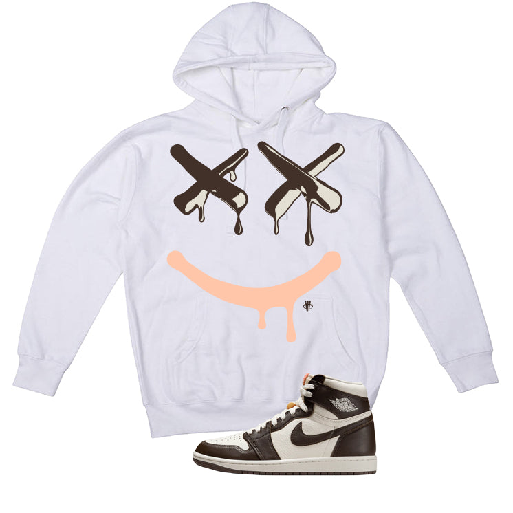 Air Jordan 1 High OG Baroque Brown White T-Shirt (Happy Drip)| illcurrency