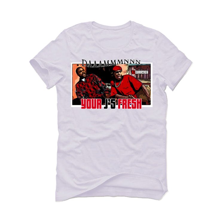 Air Jordan 12 OG “Cherry” White T-Shirt (Damn)