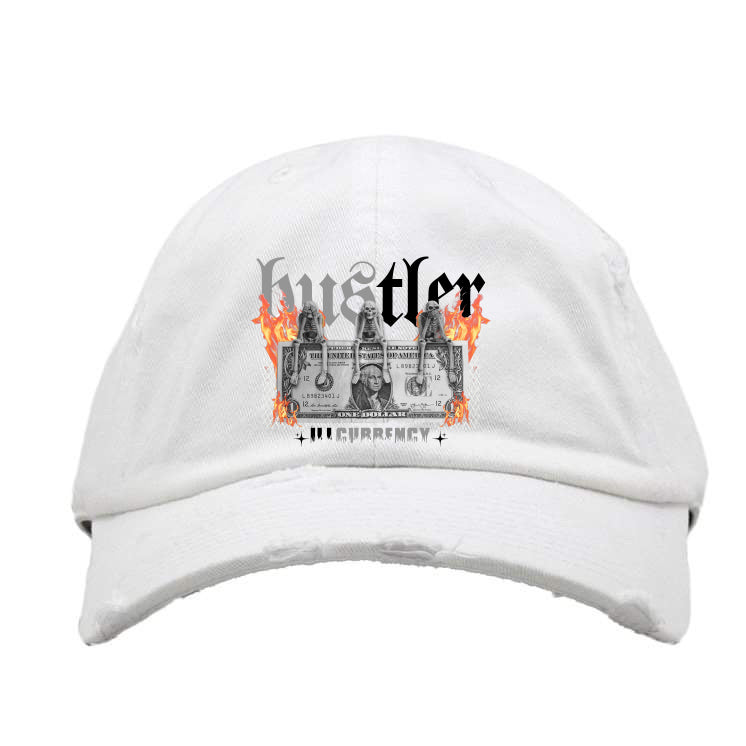 Air Jordan 10 OG Steel White Hat (See No Evil Hustler)| illcurrency