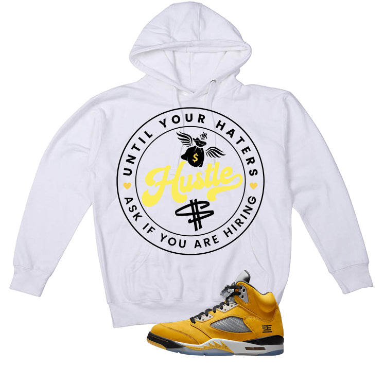 Air Jordan 5 Tokyo Matching T-Shirt, Sweatshirts & Hoodies White T-Shirt (Haters Catch Up)| illcurrency