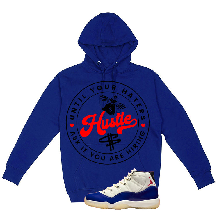Air Jordan 11 Rare Air Matching T-Shirt, Sweatshirts & Hoodies Royal Blue T-Shirt (Haters Catch Up)| illcurrency