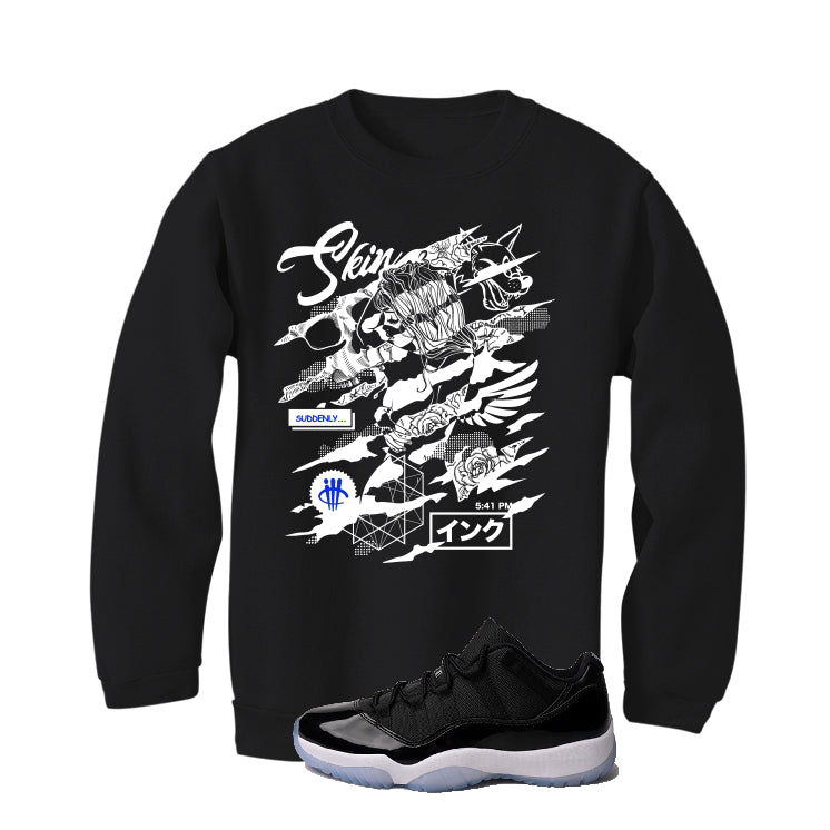 Air Jordan 11 Low “Space Jam” | illcurrency Black T-Shirt (SKIN AND INK)
