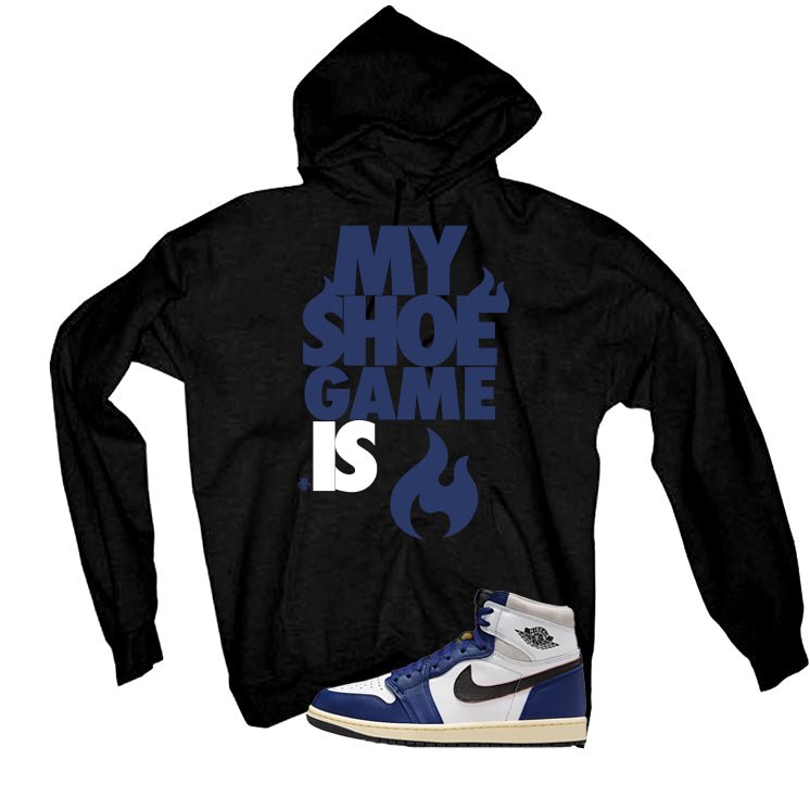 Air Jordan 1 Rare Air Deep Royal Blue Black T-Shirt (My Shoe Game Is)| illcurrency