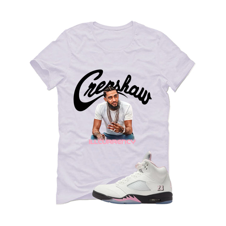 Air Jordan 5 OG 35th Anniversary Matching T-Shirt, Sweatshirts & Hoodies White T-Shirt (Crenshaw)| illcurrency