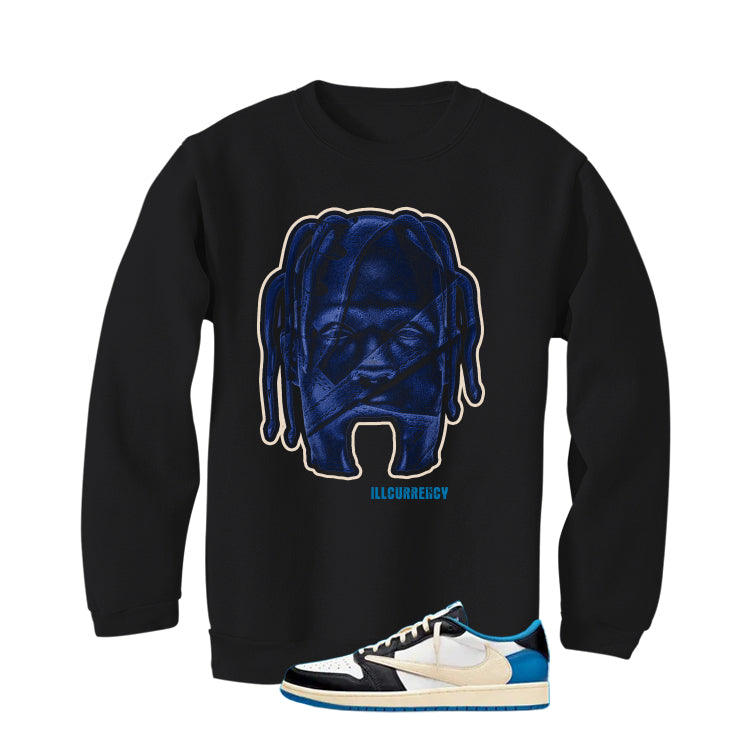 Travis Scott x Fragment x Air Jordan 1 Low OG Matching T-Shirt, Sweatshirts & Hoodies Black T-Shirt (Travis Land)| illcurrency