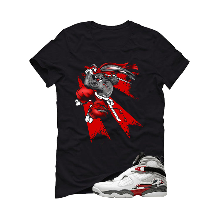 Air Jordan 8 Bugs Bunny Matching T-Shirt, Sweatshirts & Hoodies Black T-Shirt (Bugs)| illcurrency
