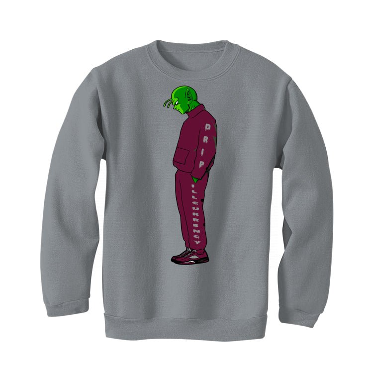 Air Jordan 5 Burgundy - Grey T-Shirt (ILL DRIP)