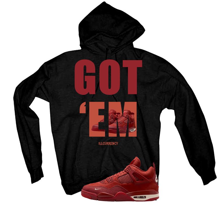 Nigel Sylvester x Air Jordan 4 Brick by Brick Black T-Shirt (Got Em)| illcurrency