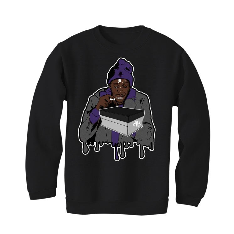 Air Jordan 12 Field Purple - Black T-Shirt (uncensored)