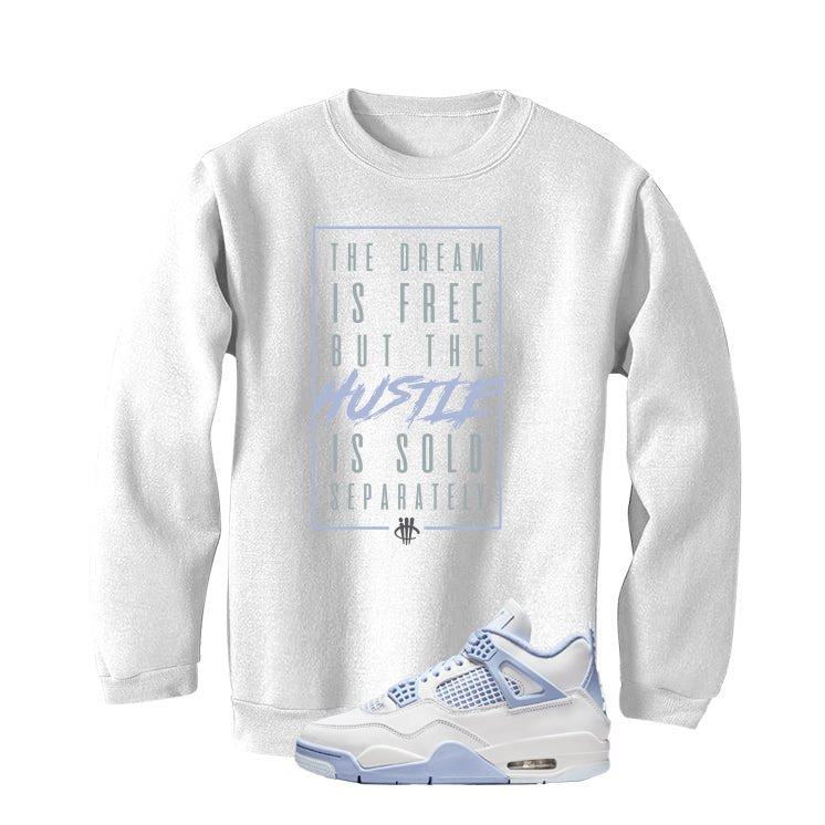Air Jordan 4 WMNS Forget Me Not White T-Shirt (Dream is Free)| illcurrency
