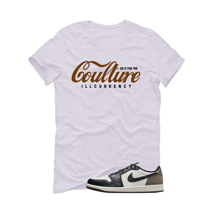 Air Jordan 1 Low OG Mocha White T-Shirt (Coulture)| illcurrency