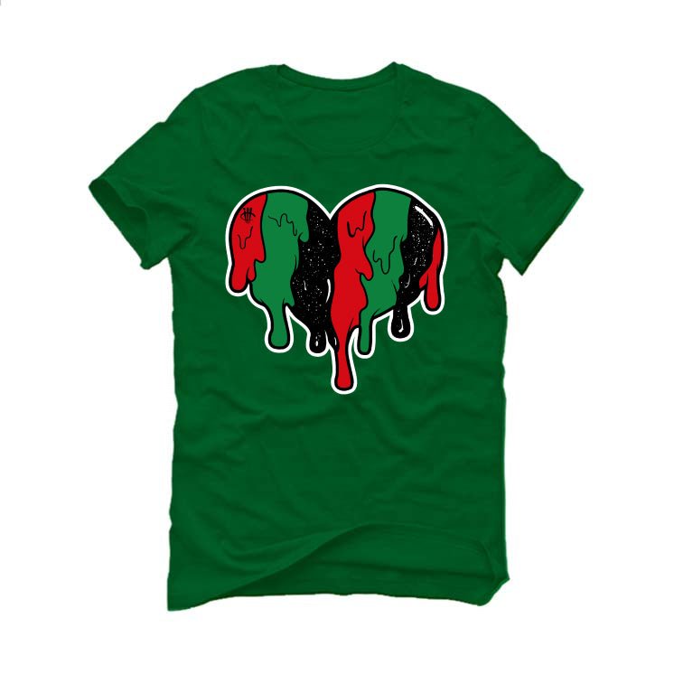 Air Jordan 2 Low “Christmas” | illcurrency Pine Green T-Shirt (Heart)