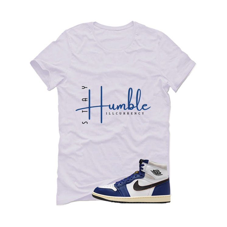 Air Jordan 1 Rare Air Deep Royal Blue White T-Shirt (Stay Humble)| illcurrency