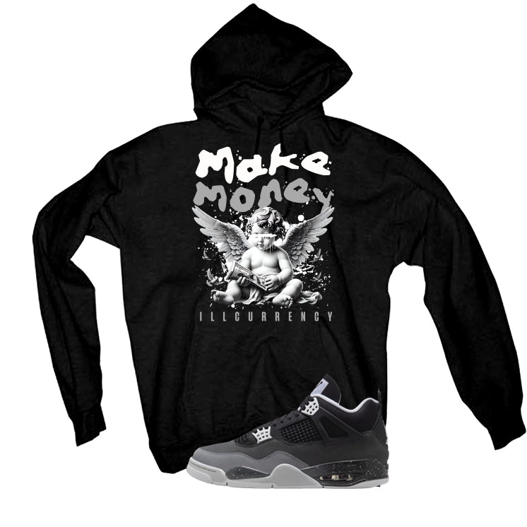 Air Jordan 4 Fear Pack Black T-Shirt (Make Money)| illcurrency