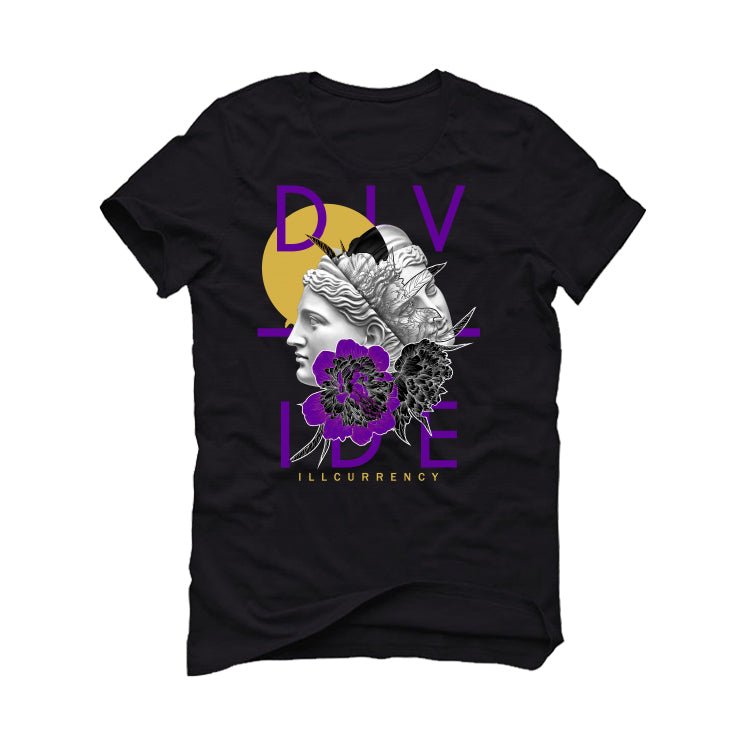 Air Jordan 12 Field Purple - Black T-Shirt (Divide)