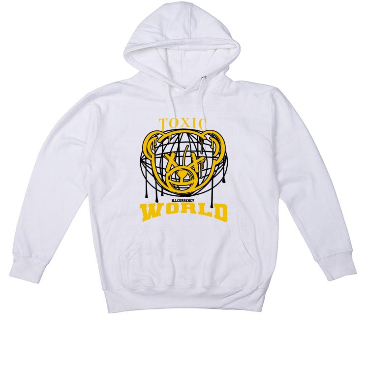 Air Jordan 6 Yellow Ochre | illcurrency White T-Shirt (Toxic World)