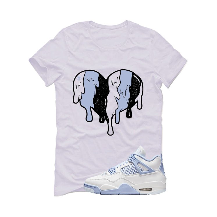 Air Jordan 4 WMNS Forget Me Not White T-Shirt (Heart)| illcurrency