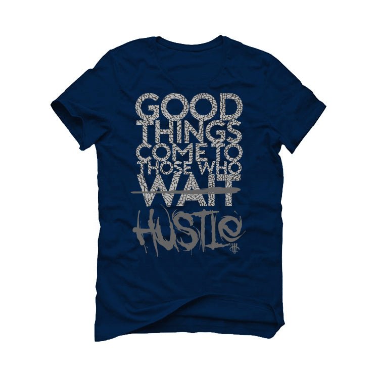 AIR JORDAN 3 “WHITE NAVY”| ILLCURRENCY Navy Blue T-Shirt (Good Things)