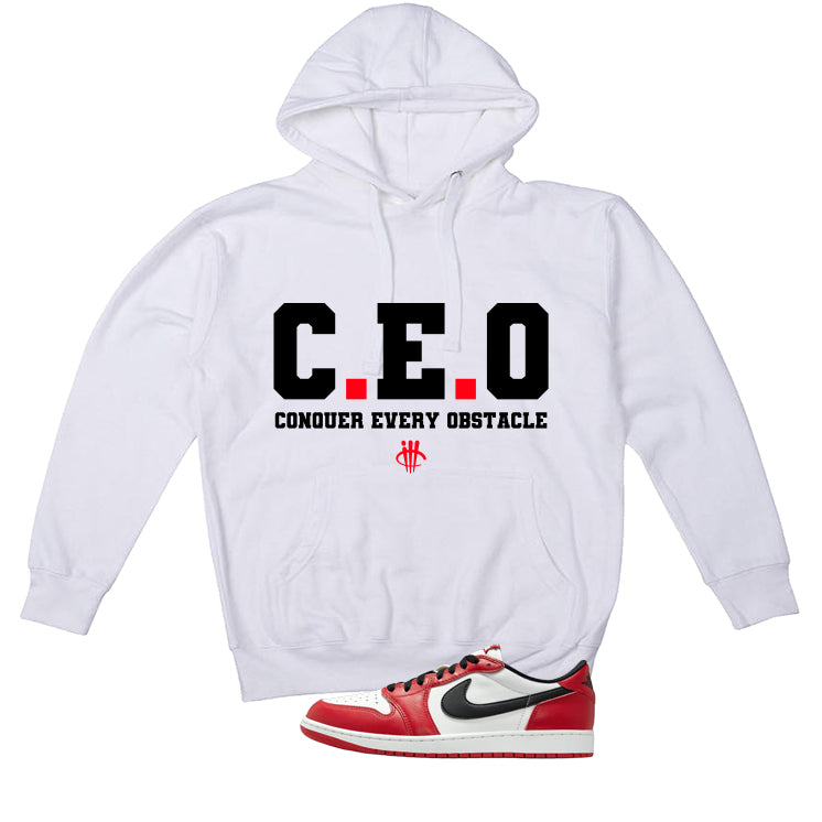 Air Jordan 1 Low OG Chicago Matching T-Shirt, Sweatshirts & Hoodies White T-Shirt (Ceo)| illcurrency