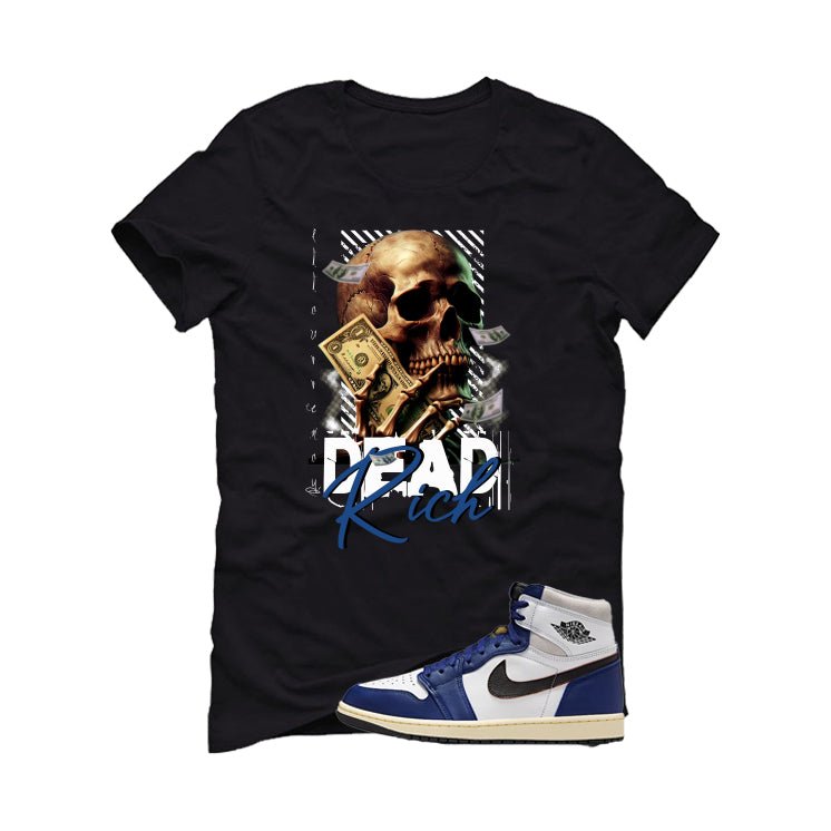 Air Jordan 1 Rare Air Deep Royal Blue Black T-Shirt (Dead Rich)| illcurrency