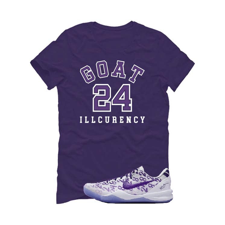 Nike Kobe 8 "Court Purple" | illcurrency Purple T-Shirt (Goat 24)
