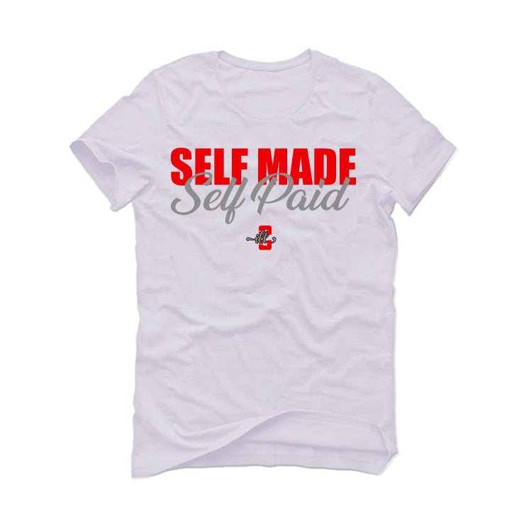 Air Jordan 13 Wolf Grey - White T-Shirt (Self Made Self Paid)