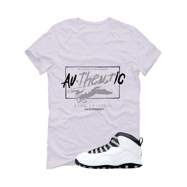 Air Jordan 10 OG Steel White T-Shirt (Authentic)| illcurrency