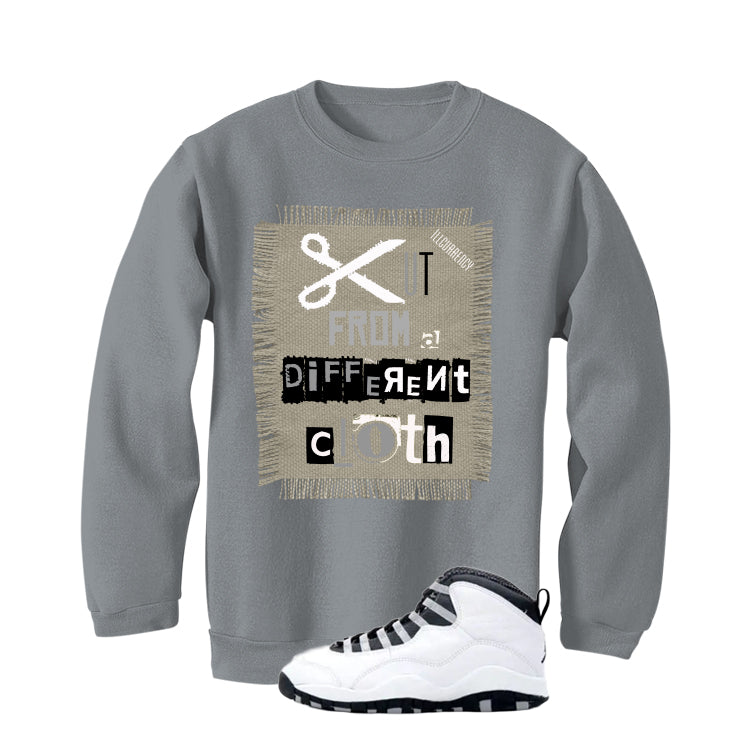 Air Jordan 10 OG Steel Grey T-Shirt (Cut from a different cloth)| illcurrency