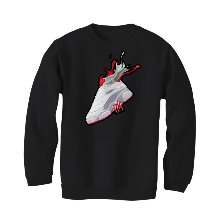 Air Jordan 13 Wolf Grey - Black T-Shirt (SPLASH)