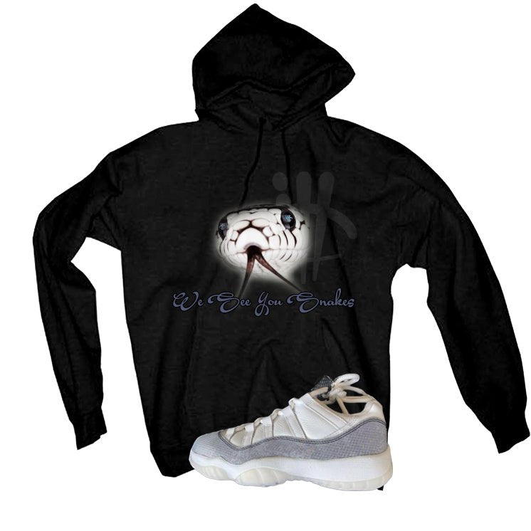 Air Jordan 11 Low Year Of The Snake Black T-Shirt (We See You Snakes)| illcurrency
