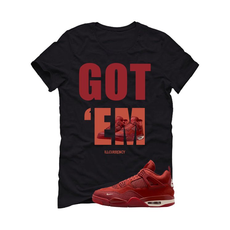 Nigel Sylvester x Air Jordan 4 Brick by Brick Black T-Shirt (Got Em)| illcurrency