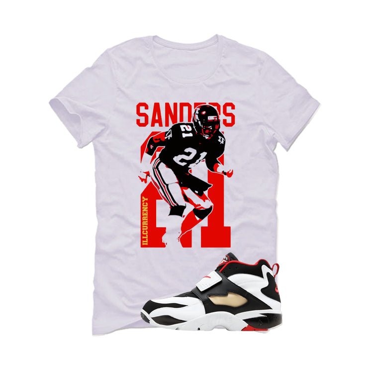 Nike Air Diamond Turf Falcons White T-Shirt (Sanders Prime Time)| illcurrency